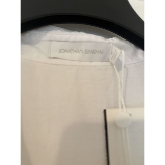 SIMKHAI Jazz Core Cotton Poplin Pintuck Midi-Dress - Picture 6 of 12